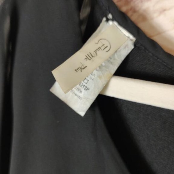 Find me plus 2X dressy jumpsuit Woman’s sheer overlay on top sewn in. - Picture 5 of 15